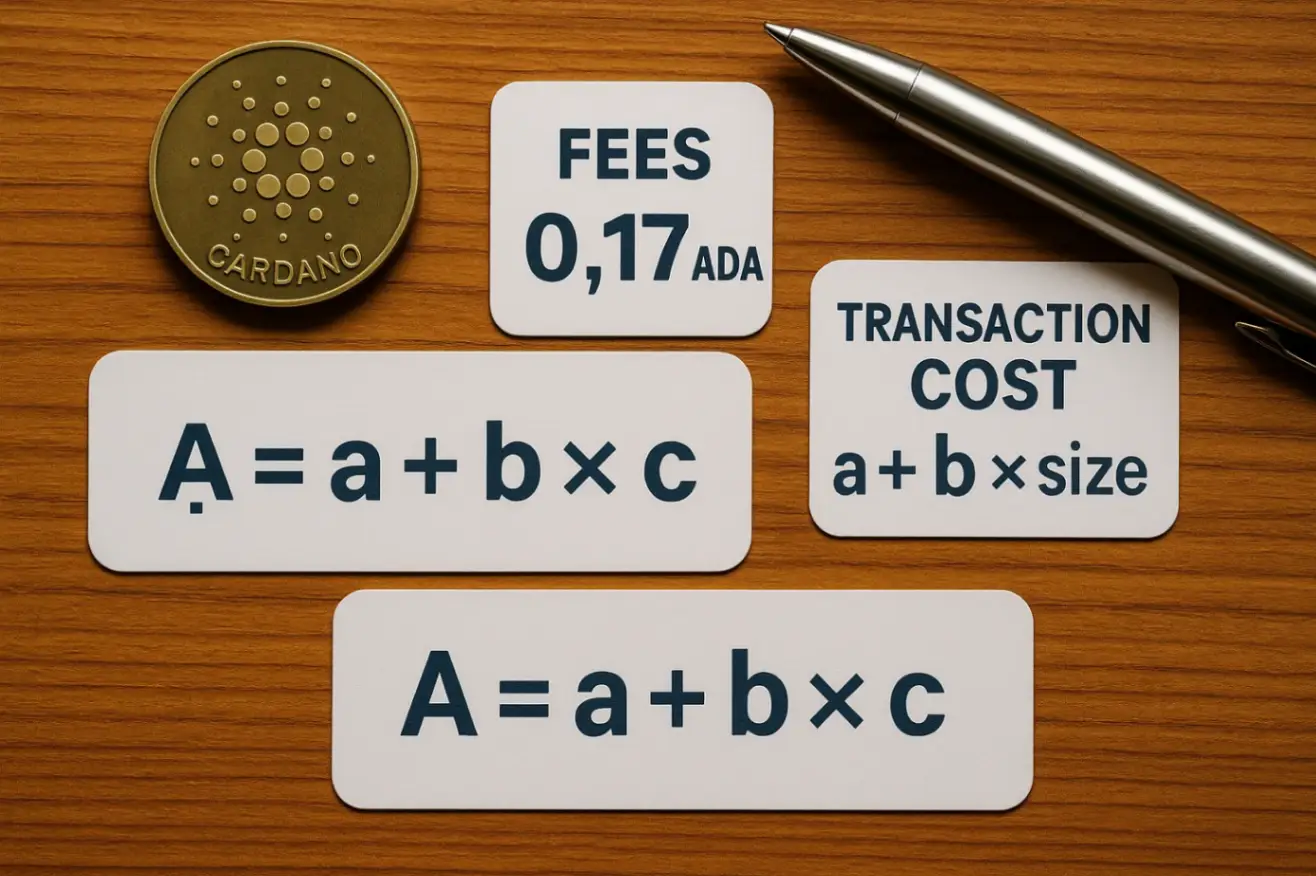 Параметры сети Cardano: комиссии, minUTxO и расчёт стоимости транзакций Параметры сети Cardano: комиссии, minUTxO и расчёт стоимости транзакций